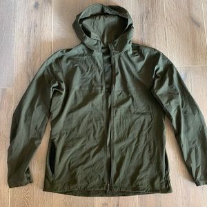 MENS lulu lemon olive green athletic jacket